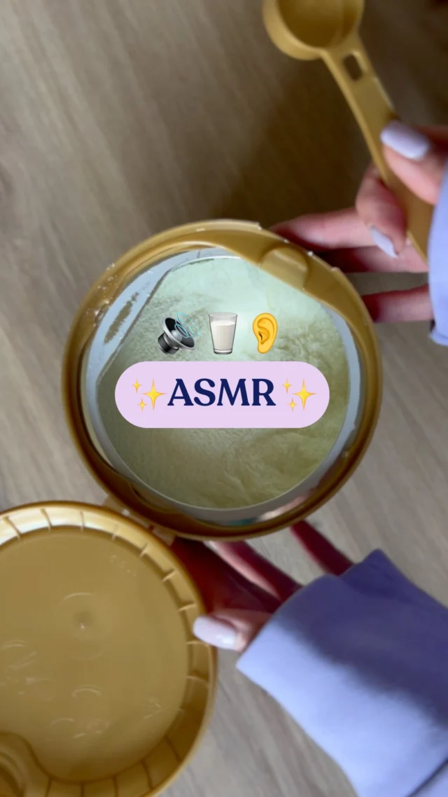 Ten zvuk, když otevřeš novou plechovku… 🥛👂✨ #ASMR